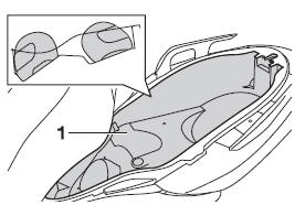 Rear storage compartment