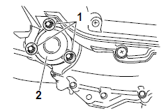 To change the engine oil (with or without oil filter element replacement)