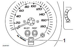 To reset the oil change indicator