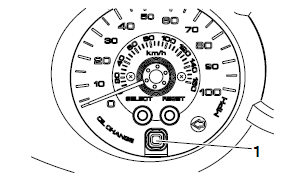 To reset the oil change indicator