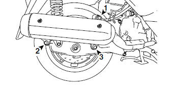 Muffler tightening sequence