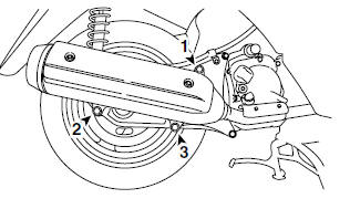 Muffler tightening sequence