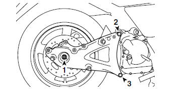 Swingarm tightening sequence