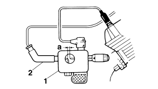 Checking the ignition spark gap