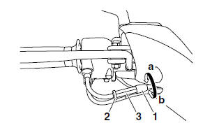 Adjusting the throttle cable free play