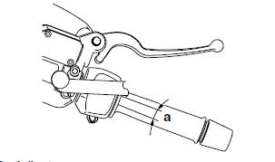 Adjusting the throttle cable free play