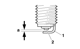 Checking the spark plug 