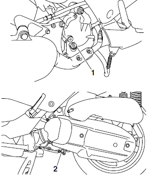 Changing the engine oil