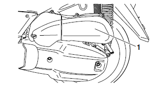 Replacing the air filter element 