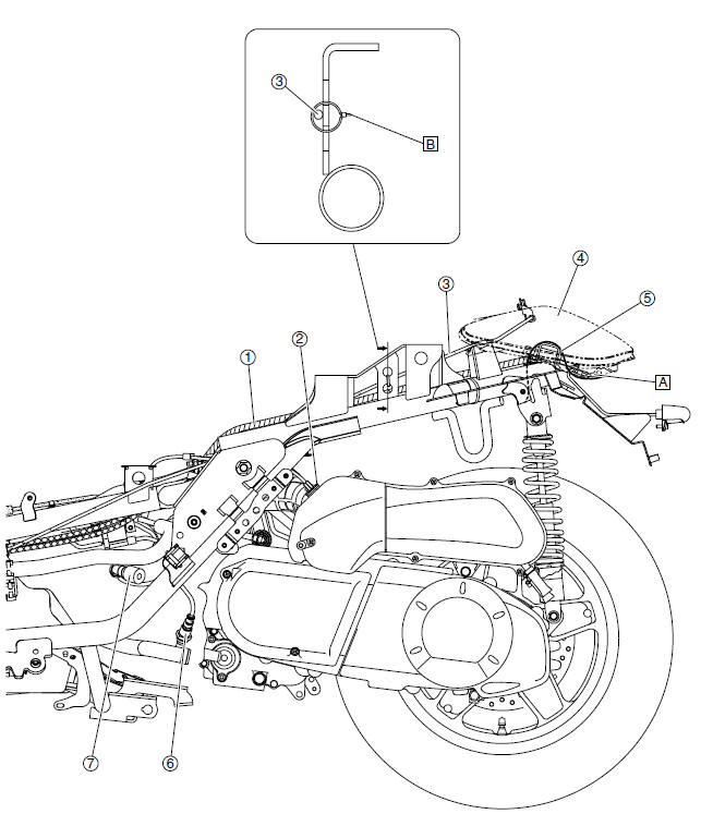 Engine (left side view)