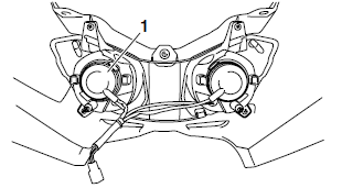 Replacing a headlight bulb