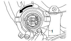 Replacing a headlight bulb