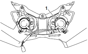 To replace a low beam headlight bulb