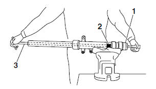 Assembling the front fork legs