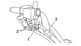 Removing the front brake master cylinder