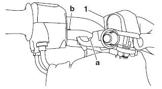 Installing the front brake master cylinder