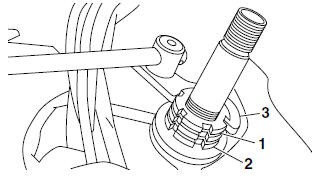 Removing the lower bracket