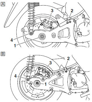 Removing the swingarm