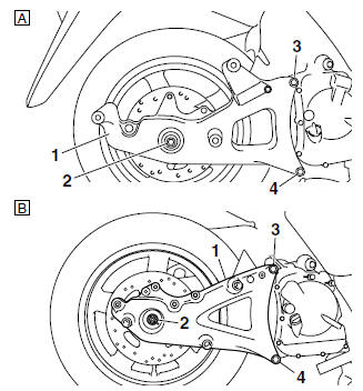 Installing the swingarm