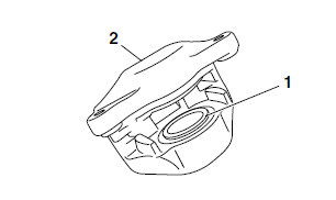 Checking the rear brake caliper (YP125R)