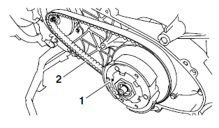 Removing the secondary sheave