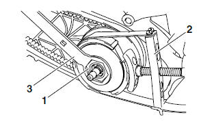 Installing the v-belt