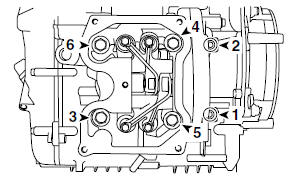 Removing the cylinder head