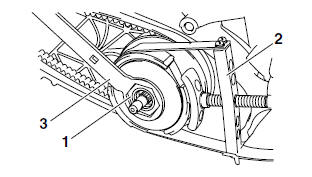 Removing the secondary sheave