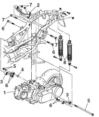 Installing the engine