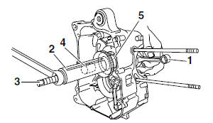 Installing the crankshaft