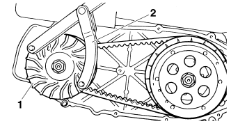 Installing the v-belt