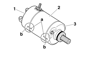 Assembling the starter motor