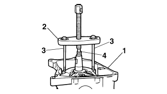 Disassembling the crankcase