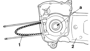 Installing the crankshaft