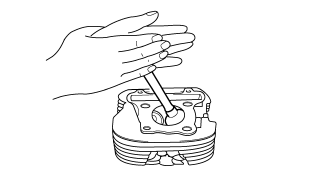 Checking the valve seats