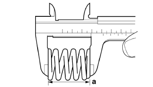 Checking the valve springs