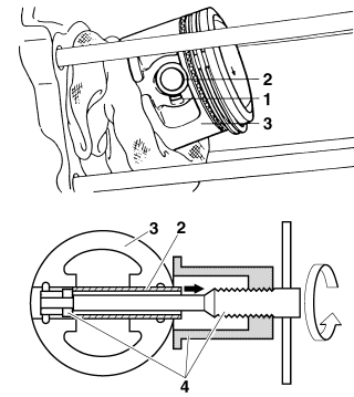 Removing the piston