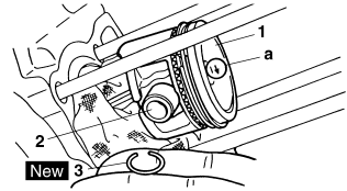 Installing the piston and cylinder