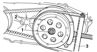 Removing the secondary sheave