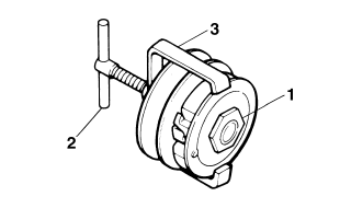 Disassembling the secondary sheave