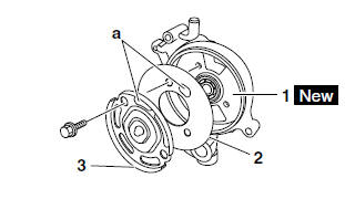 Assembling the water pump