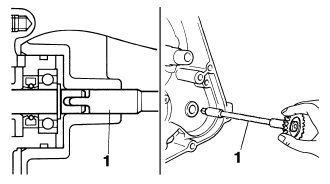 Installing the water pump