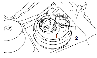 Removing the fuel hose