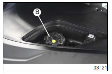 Cooling fluid level